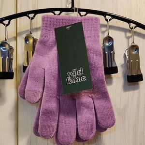 Wild Fable Soft Purple Knit Gloves